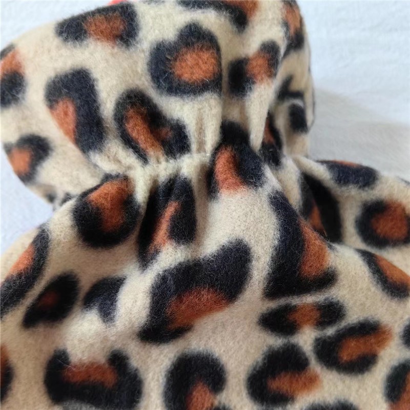 Leopard Print Hot Water Bottle Cover high quality