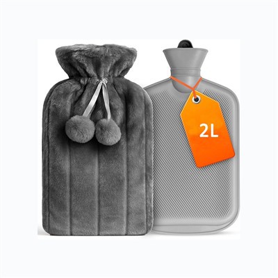 Flixkun tal-Ilma sħun Fluffy Griż